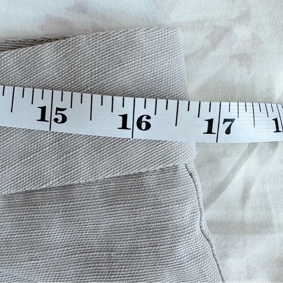 Aritzia Wilfred Allant Gray Linen Blend Cropped Pants - Picture 10 of 13
